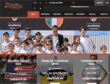 Tablet Screenshot of globalsportscorp.com